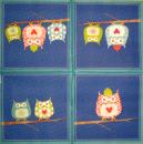 027 Eulen - 3-lagig (blau) - Artebene